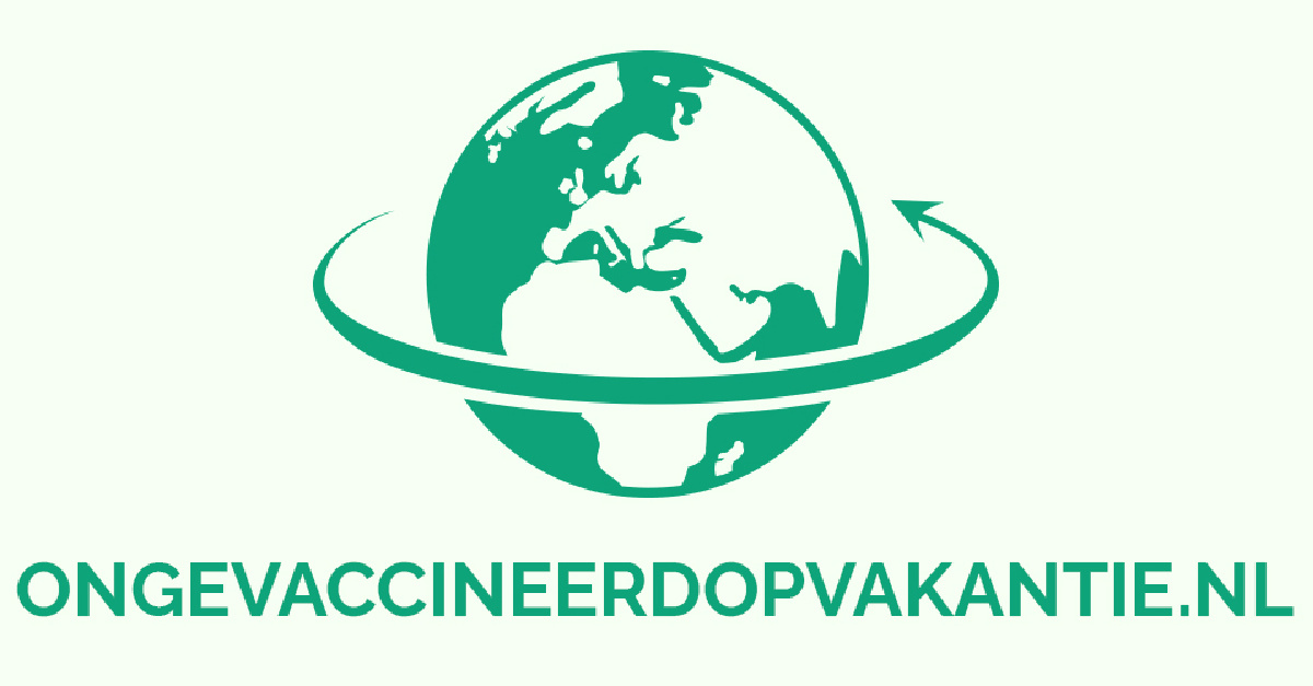 Logo - Ongevaccineerd op vakantie